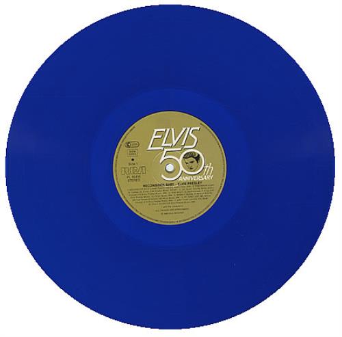 Elvis Presley Reconsider Baby - Blue Vinyl German vinyl LP album (LP record) (94012)