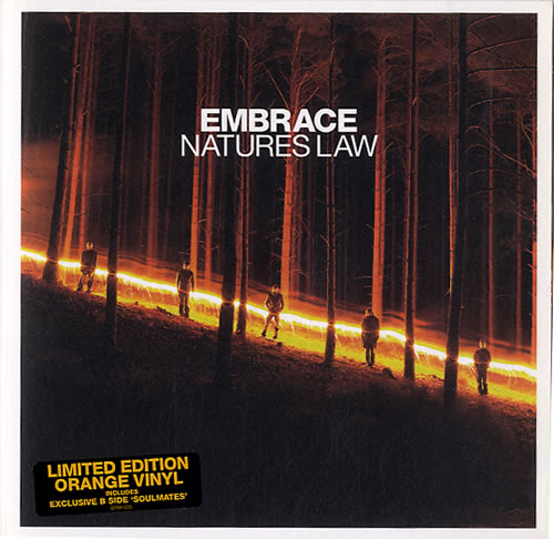 Embrace Nature's Law - Orange Vinyl 7" vinyl single (7 inch record / 45) UK EMB07NA353119