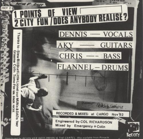 Emergency (Punk) Points Of View 7" vinyl single (7 inch record / 45) UK 8W907PO857990