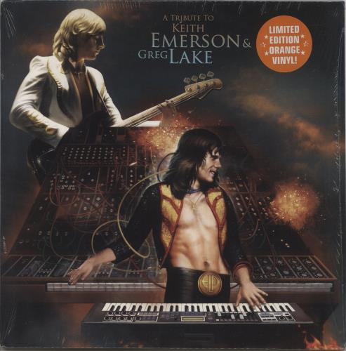 Emerson Lake & Palmer A Tribute To Keith Emerson & Greg Lake - Orange Vinyl vinyl LP album (LP record) UK ELPLPAT866151