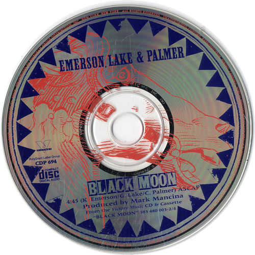 Emerson Lake & Palmer Black Moon CD single (CD5 / 5") US ELPC5BL604130