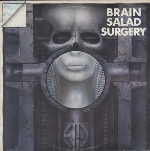 Emerson Lake & Palmer Brain Salad Surgery vinyl LP album (LP record) Italian ELPLPBR880720