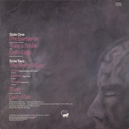 Emerson Lake & Palmer Emerson Lake And Palmer vinyl LP album (LP record) UK ELPLPEM211391