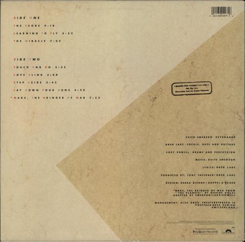 Emerson Lake & Palmer Emerson, Lake & Powell - Hype Sticker vinyl LP album (LP record) US ELPLPEM874324