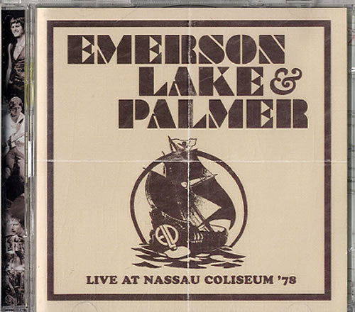 Emerson Lake & Palmer Live At Nassau Coliseum '78 2 CD album set (Double CD) US ELP2CLI589441