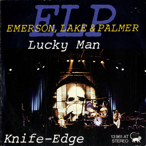 Emerson Lake & Palmer Lucky Man 7" vinyl single (7 inch record / 45) German ELP07LU588422