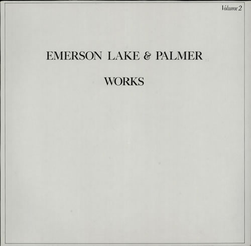 Emerson Lake & Palmer Works - Volumes 1 & 2 4-LP vinyl album record set German ELP4LWO582437
