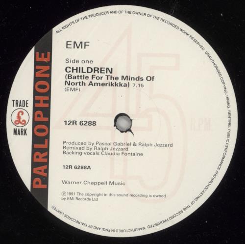 EMF Children 12" vinyl single (12 inch record / Maxi-single) UK EMF12CH642301
