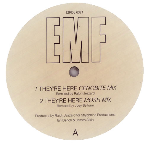 EMF They're Here 12" vinyl single (12 inch record / Maxi-single) UK EMF12TH445099