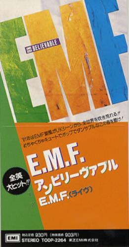 EMF Unbelievable 3" CD single (CD3) Japanese EMFC3UN102319