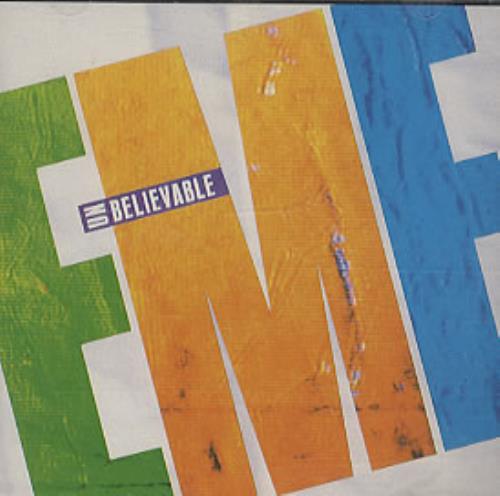 EMF Unbelievable CD single (CD5 / 5") US EMFC5UN132366