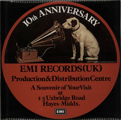 EMI Records 10th Anniversary EMI Records vinyl LP album (LP record) UK EPVLPTH600141