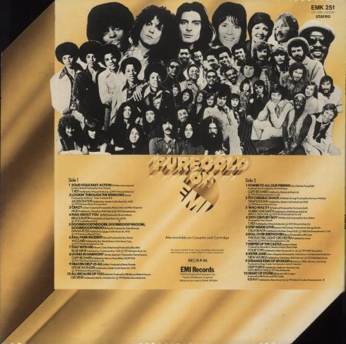EMI Records Pure Gold On EMI vinyl LP album (LP record) UK EPVLPPU453906