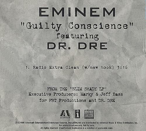Eminem Guilty Conscience CD single (CD5 / 5") US INEC5GU265170