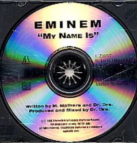 Eminem My Name Is CD-R acetate US INECRMY145495