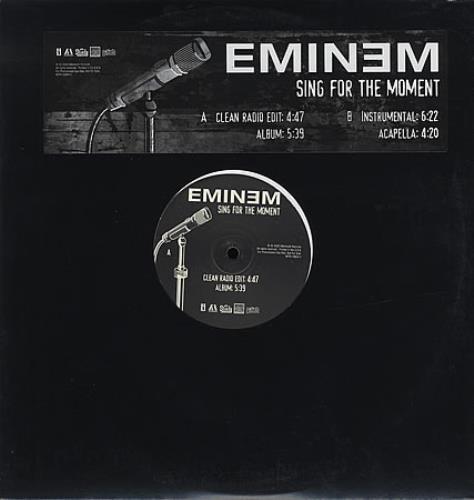 Eminem Sing For The Moment US Promo 12\