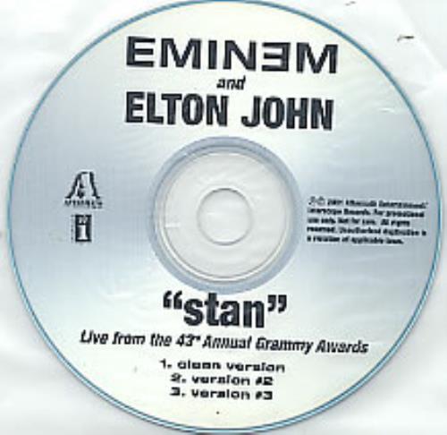 Eminem Stan - 3 tracks CD-R acetate UK INECRST266725
