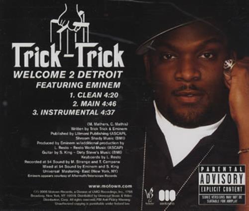 Eminem Welcome 2 Detroit CD single (CD5 / 5") US INEC5WE344762