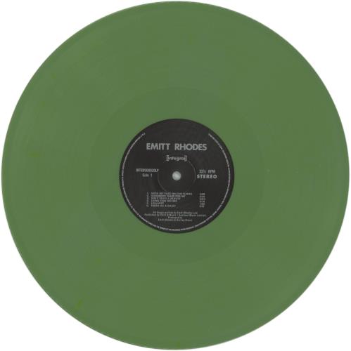 Emitt Rhodes Emitt Rhodes - Green Vinyl vinyl LP album (LP record) US EMILPEM864592