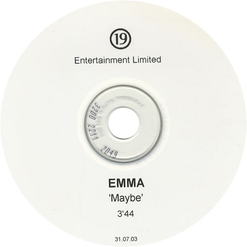 Emma Bunton Maybe CD-R acetate UK EBUCRMA470530