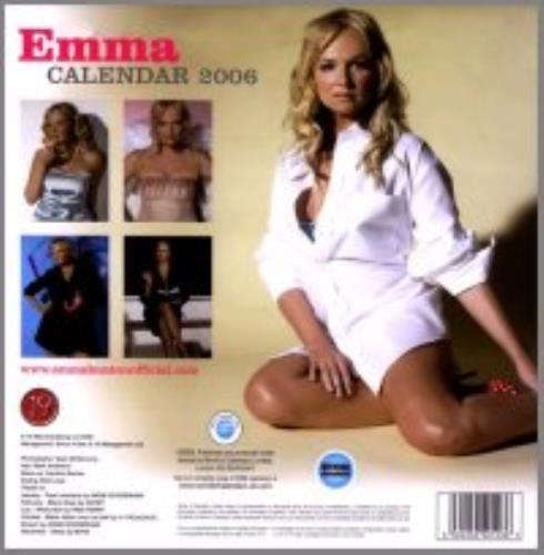 Emma Bunton Official Calendar 2006 calendar UK EBUCAOF342487