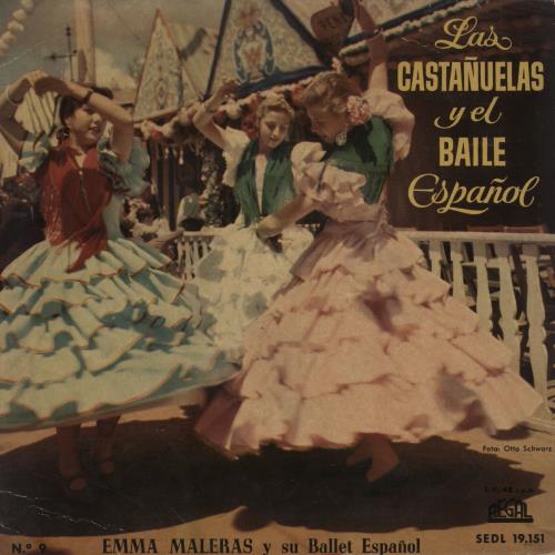 Emma Maleras Las Castauelas Y El Baile Espaol 7" vinyl single (7 inch record / 45) Spanish 2N307LA759635