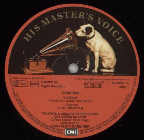 Emmanuel Chabrier Chabrier: L'toile Vinyl Box Set German E7MVXCH879972