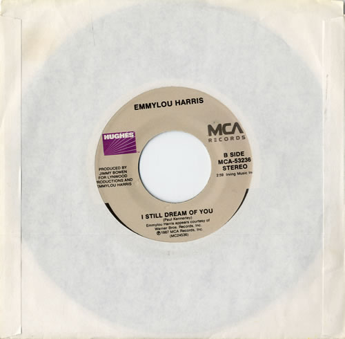 Emmylou Harris Back In Babys Arms 7" vinyl single (7 inch record / 45) Canadian ELH07BA560733