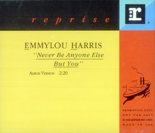 Emmylou Harris Never Be Anyone Else But You CD single (CD5 / 5") US ELHC5NE512705