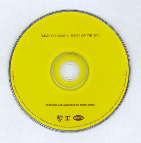 Emmylou Harris Pieces Of Sky CD album (CDLP) UK ELHCDPI275732
