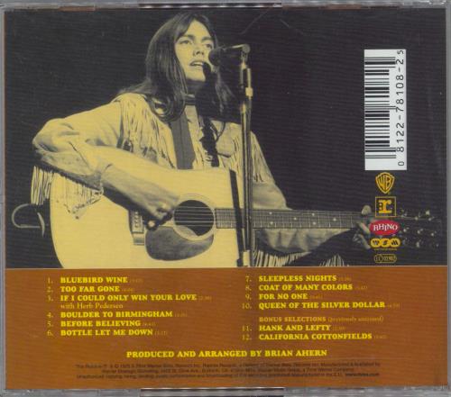 Emmylou Harris Pieces Of Sky CD album (CDLP) UK ELHCDPI275732