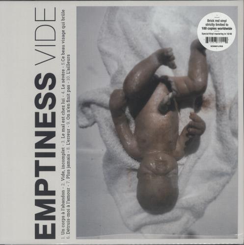 Emptiness Vide - Brick Red Vinyl vinyl LP album (LP record) French 7OYLPVI869990