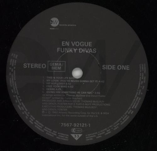 En Vogue Funky Divas vinyl LP album (LP record) German ENVLPFU870915