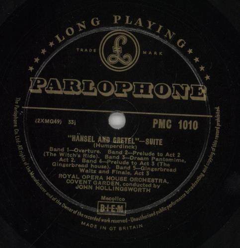 Engelbert Humperdinck (Composer) Humperdinck: "Hnsel And Gretel" Suite / Greig: "Sigurd Jorsalfar" Suite And Two Elegiac Melodies vinyl LP album (LP record) UK HVMLPHU854746