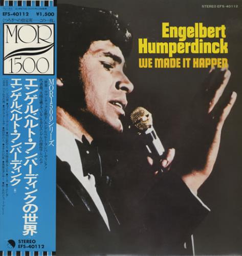Engelbert Humperdinck (Singer) We Made It Happen vinyl LP album (LP record) Japanese HDKLPWE413519