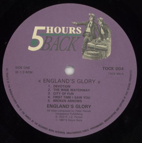 England's Glory England's Glory vinyl LP album (LP record) UK 8RKLPEN855300
