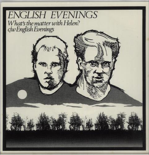 English Evenings What's The Matter With Helen? 7" vinyl single (7 inch record / 45) UK O7H07WH682851