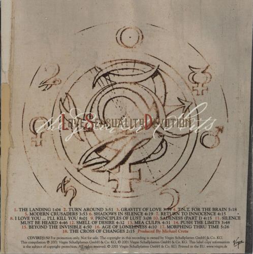 Enigma Love Sensuality Devotion - The Greatest Hits CD album (CDLP) UK ENICDLO199289