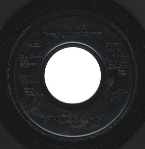 Enigma Return To Innocence - Jukebox 7" vinyl single (7 inch record / 45) UK ENI07RE324844