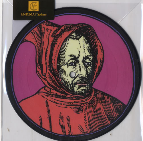 Enigma Sadness Part 1 7" vinyl picture disc (7 inch picture disc single) UK ENI7PSA593817