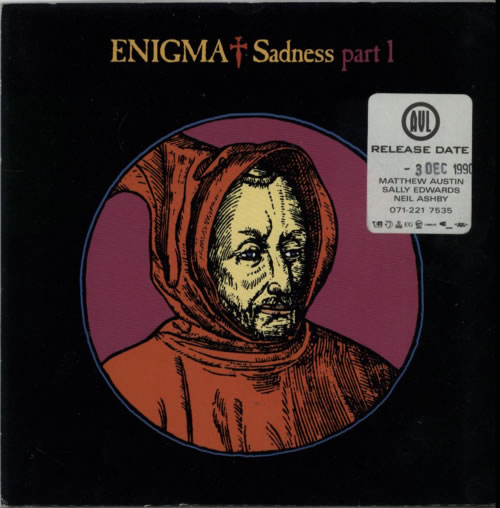 Enigma Sadness Part I 7" vinyl single (7 inch record / 45) UK ENI07SA00152