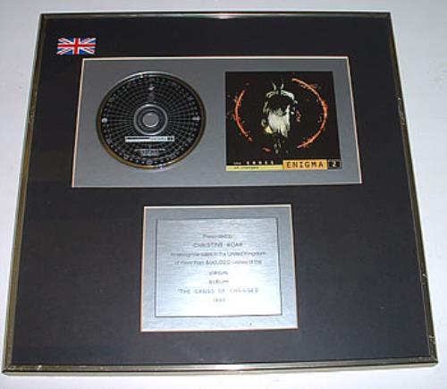 Enigma The Cross Of Changes award disc UK ENIAWTH316452
