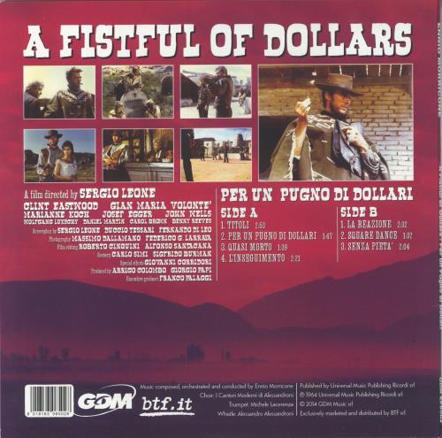 Ennio Morricone A Fistful Of Dollars / Per Un Pugno Di Dollari - Purple Vinyl 10" vinyl single (10 inch record) Italian ENM10AF856863