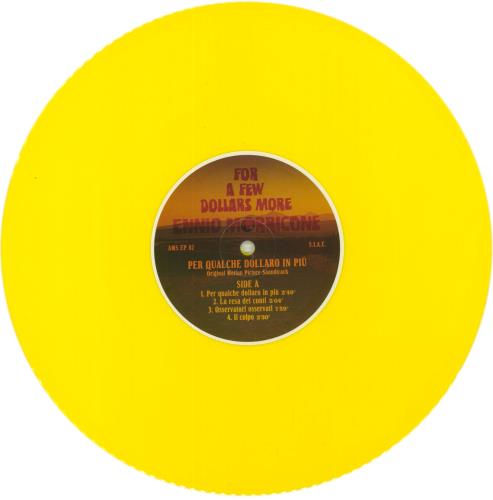 Ennio Morricone For A Few Dollars More 10" vinyl single (10 inch record) Italian ENM10FO855524