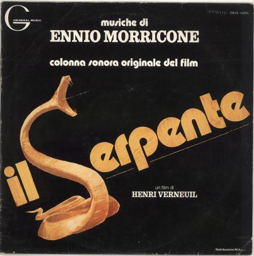 Ennio Morricone Il Serpente vinyl LP album (LP record) Italian ENMLPIL692391