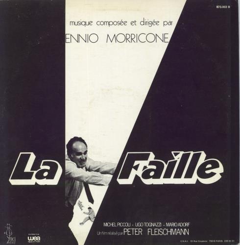 Ennio Morricone La Faille vinyl LP album (LP record) French ENMLPLA818416