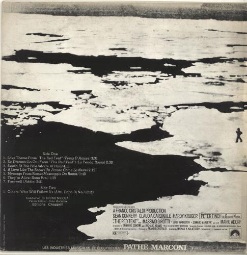 Ennio Morricone La Tente Rouge vinyl LP album (LP record) French ENMLPLA697206