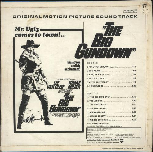 Ennio Morricone The Big Gundown vinyl LP album (LP record) UK ENMLPTH692928