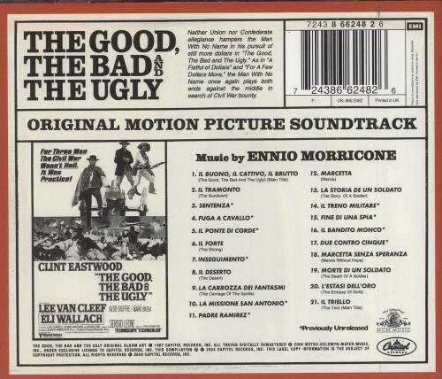 Ennio Morricone The Good, The Bad And The Ugly - Extended Version CD album (CDLP) UK ENMCDTH744274