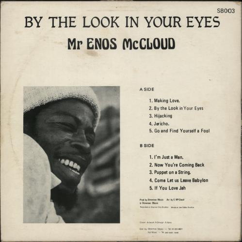 Enos McCloud By The Look In Your Eyes vinyl LP album (LP record) UK 03OLPBY874345